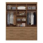 Guarda Roupa Casal Click 3.9 3 Portas 9 Gavetas - Santos Andi