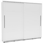Guarda Roupa Casal Coimbra 2 Portas 6 Gavetas Branco - Polito