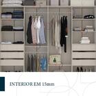 Guarda Roupa Casal Coimbra 2 Portas 6 Gavetas Freijó/off Whit