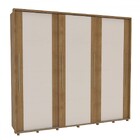 Guarda-roupa Casal Coimbra 3 Portas 6 Gavetas 40230625 Freijo