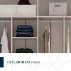 Guarda-roupa Casal Coimbra 3 Portas 6 Gavetas 40230625 Freijo