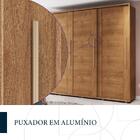 Guarda-roupa Casal Coimbra 3 Portas 6 Gavetas 40230625 Freijo