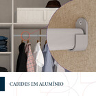 Guarda-roupa Casal Coimbra 6 Portas 6 Gavetas Branco - Polito