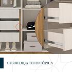 Guarda-roupa Casal Coimbra 6 Portas 6 Gavetas Freijó/off Whit