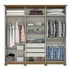 Guarda Roupa Casal Colin 6 Portas Com Espelho - Móveis Henn