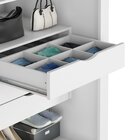 Guarda Roupa Casal Coliseu 2 Portas De Correr 6 Gavetas Branc