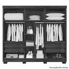 Guarda-roupa Casal Coliseu Top 6 Portas 4 Gavetas Branco Neve