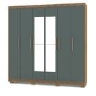 Guarda Roupa Casal Colonna 225cm 6 Portas 6 Gavetas Nature Al