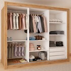 Guarda-roupa Casal Colorado 3 Portas 3 Gavetas Com Espelho Ip