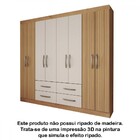 Guarda-roupa Casal Colosseo 8 Portas 4 Gavetas Canelato/natur
