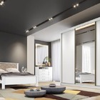 Guarda Roupa Casal Com 1 Porta Espelhada 6 Gavetas - Diamond-