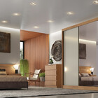 Guarda Roupa Casal Com 1 Porta Espelhada 8 Gavetas - Diamond-