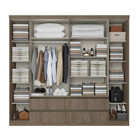 Guarda Roupa Casal Com 4 Espelhos 6 Portas 4 Gavetas Em Mdf N