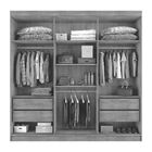 Guarda Roupa Casal Com 4 Gavetas Internas Monza Plus Conquist