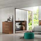 Guarda-roupa Casal Com 6 Espelhos Atrice 6 Pt 6 Gv Amêndola