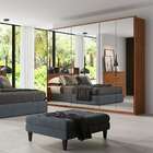 Guarda-roupa Casal Com 6 Espelhos Atrice 6 Pt 6 Gv Amêndola
