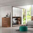 Guarda-roupa Casal Com 6 Espelhos Atrice 6 Pt 6 Gv Amêndola