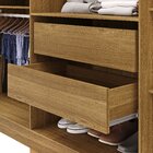 Guarda-roupa Casal Com 6 Portas 2 Gavetas Buriti Nature