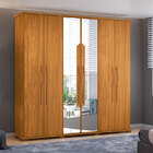Guarda-roupa Casal Com 6 Portas Cerato-móveis Albatroz - Carv