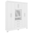Guarda Roupa Casal Com 6 Portas E 3 Gavetas Brilho Sertão-rod