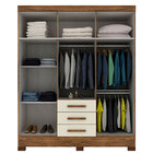 Guarda Roupa Casal Com 6 Portas E 3 Gavetas Planalto-rodial -