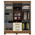 Guarda Roupa Casal Com 6 Portas E 3 Gavetas Sertão-rodial - N