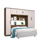 Guarda Roupa Casal Com Cabeceira 6 Portas 3 Gavetas Top Cancu