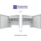 Guarda-roupa Casal Com Cabeceira Queen 4 Portas De Correr 3 G