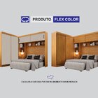 Guarda-roupa Casal Com Cabeceira Queen 4 Portas De Correr 3 G