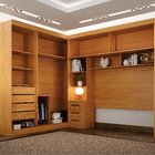 Guarda-roupa Casal Com Cabeceira Queen 4 Portas De Correr 3 G