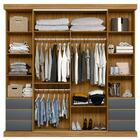 Guarda Roupa Casal Com Espelho 0280 Moval