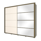 Guarda Roupa Casal Com Espelho 02 Portas Dallas Henn