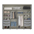 Guarda Roupa Casal Com Espelho 02 Portas Deslizantes 06 Gavet