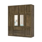 Guarda Roupa Casal Com Espelho 10 Portas 3 Gavetas Paris Cast