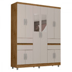 Guarda Roupa Casal Com Espelho 10 Portas 4 Gavetas 2230 Arapl