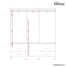 Guarda-roupa Casal Com Espelho 11 Portas 6 Gavetas Triton Plu