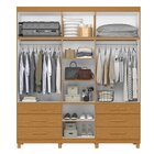 Guarda-roupa Casal Com Espelho 11 Portas 6 Gavetas Triton Plu