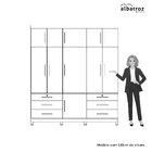 Guarda-roupa Casal Com Espelho 11 Portas 6 Gavetas Triton Plu