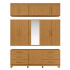 Guarda-roupa Casal Com Espelho 11 Portas 6 Gavetas Triton Plu