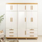 Guarda-roupa Casal Com Espelho 11 Portas 6 Gavetas Triton Plu