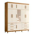 Guarda-roupa Casal Com Espelho 11 Portas 6 Gavetas Triton Plu