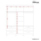 Guarda-roupa Casal Com Espelho 11 Portas 6 Gavetas Triton Plu