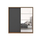 Guarda Roupa Casal Com Espelho 2 Portas 3 Gavetas Belga  Amen