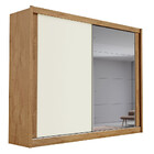 Guarda Roupa Casal Com Espelho 2 Portas 4 Gavetas - Creta-amê