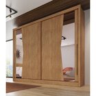 Guarda Roupa Casal Com Espelho 2 Portas 4 Gavetas Geom Plus N