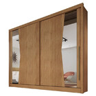 Guarda Roupa Casal Com Espelho 2 Portas 4 Gavetas - Orion-cum