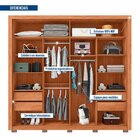 Guarda-roupa Casal Com Espelho 2 Portas 4 Gavetas Suburban Go