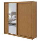 Guarda Roupa Casal Com Espelho 2 Portas 4 Gavetas Velaris Móv