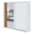 Guarda Roupa Casal Com Espelho 2 Portas 4 Gavetas Velaris Móv