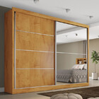 Guarda Roupa Casal Com Espelho 2 Portas 4 Gavetas - Verona-pe